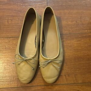 Zara leather flats